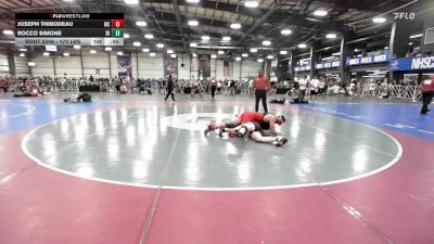 170 lbs Consi Of 32 #1 - Joseph Thibodeau, NC vs Rocco Simone, RI