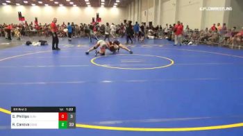 182 lbs Rr Rnd 3 - Gabe Phillips, Team Claws Blue vs Russ Canova, Doughboy Black