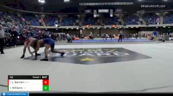 152 lbs Champ. Round 1 - Luke Barham, Stagg vs Isaiah Williams, Lincoln-way East