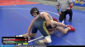 126 lbs Round 1 (3 Team) - Ashton Seymour, Saranac Sr HS vs Dylan Winchell, Warrensburg-Bolton Sr HS