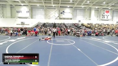 102 lbs Cons. Round 2 - Taeton Magara, Olean Wrestling Club vs Daemon Tomasello, Quaker Wrestling Club