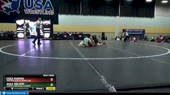 77 lbs Cons. Round 4 - Kole Nelson, Summit Wrestling Academy vs Cole Martin, Greater Heights Wrestling