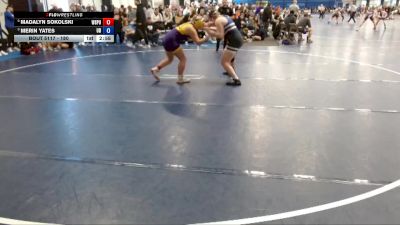 180 lbs Quarterfinal - Merin Yates, Dubuque vs Madalyn Sokolski, Wisconsin Stevens Point
