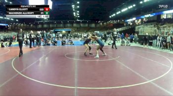 115 lbs Semifinal - Camdyn Elliott, Gulf Breeze vs Mackenzie Allcroft, Ft Pierce Central