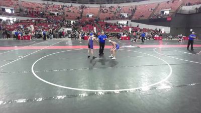 130 lbs 3rd Place Match - Riley Brahmer, Glenwood City vs Eli Grotelueschen, Dodgeland Youth Wrestling