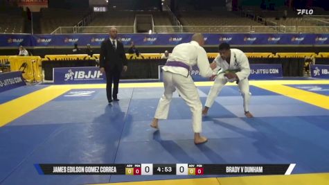Brady V Dunham vs James Edilson Gomez Correa 2026 Pan Jiu Jitsu IBJJF Championship
