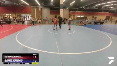 110 lbs Round 1 - D`Angelo Zuniga, NXT Level Wrestling Academy vs Gunner Uremovich, Spring Klein Wrestling Club