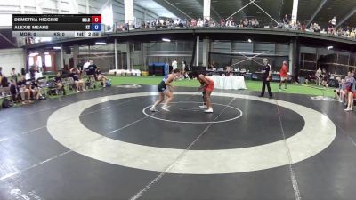 140 lbs Demetria Higgins, Missouri Red vs Alexis Means, Kansas