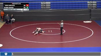 184 lbs Quarterfinal - Nick Kaplack, Ohio Northern University vs Ryder Depies, Wisconsin Eu Claire