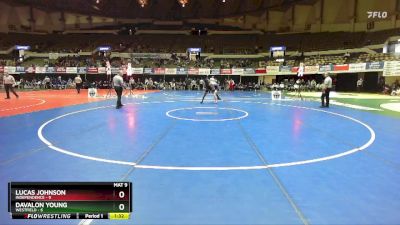 126 lbs Finals (2 Team) - Lucas Johnson, Independence vs Davalon Young, Westfield