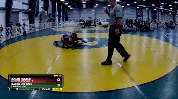 160 lbs Rd# 5- 3:45pm Friday Final Pool - Kaleb Nelson, Iowa Black vs Isaiah Foster, Backyard Brawlers