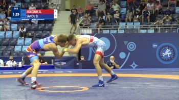 60 kg Qualif. - Ronen Kolesnik, Israel vs Daniel Marian Sandu, Romania