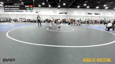 160 lbs Consi Of 4 - Dayton Hartmann, Team Wisconsin 12U vs Jessie Valenzuela, Team Dash 12U