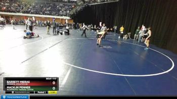150 lbs Quarterfinal - Macklin Penner, McDominate Training Center vs Barrett Mieras, Immortal Athletics WC
