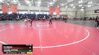 133 lbs Semifinal - Ty Trickle, Trinity (CT) vs Michael Santore, Oswego State