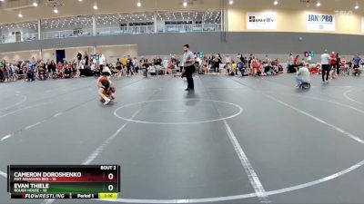 68 lbs Round 1 - Evan Thiele, Rough House vs Cameron Doroshenko, Mat Assassins Red