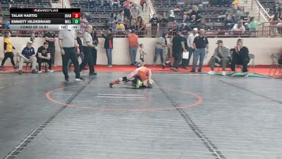 75_B lbs Consi Of 16 #1 - Talan Hartig, Chartiers-Houston vs Emmett Hildebrand, Wellsboro