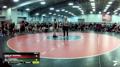 92 lbs Quarterfinal - Eli Cornwell, Front Royal Wrestling Club vs Rawley Boswell, Red Lion