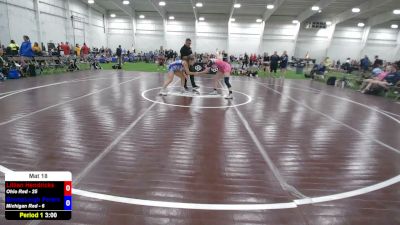145 lbs Lillian Hendricks, Ohio Red vs EmmaLeigh Peters, Michigan Red