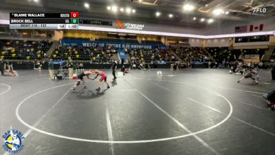 132 lbs Champ. Round 1 - Brock Bell, Iowa City, Liberty vs Blaine Wallace, Odessa