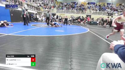 61 lbs Quarterfinal - Wrett Lawther, Rough Riders vs Jayden Brant, Caney Valley Wrestling