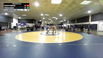 190 lbs Cons. Round 2 - Jordan Dizon, Long Beach Poly vs Oscar Linwang, Valencia (Placentia)