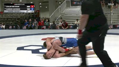 Champ. Round 1 - Collin Metzgar, Colorado Mesa Wrestling Club vs Carson Jackson, Thunder Mountain Wrestling Club