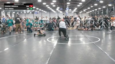 55 lbs Round 4 (2:15pm Saturday) - Charae Gregula, POWA vs Julia Risha, NEWHALE