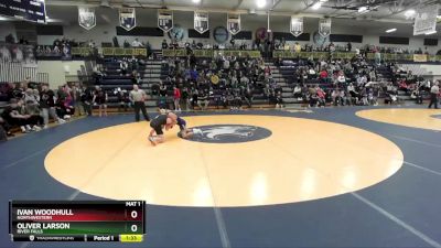 126 lbs Quarterfinal - Oliver Larson, River Falls vs Ivan Woodhull, Northwestern