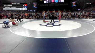 157 lbs Champ. Rd Of 64 - Nathan Bell, MI vs Michael Castillo, TX