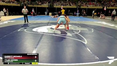 157-2A/1A Quarterfinal - Tyler Hayden, Huntingtown vs Garrett Michaels, Mountain Ridge