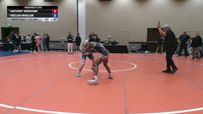 115 lbs 3rd Place Match - Anthony Newsome vs Declan Mueller