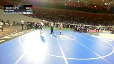 3A Boys 150 lbs Champ. Round 1 - Cannon Kemper, Burns Boys vs Jace Harris, Pleasant Hill Boys