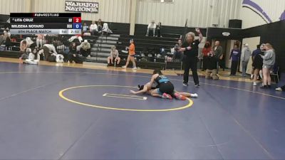 110 Open 5th Place Match - Mileena Notaro, Southeast CC vs Lita Cruz, Grand View University