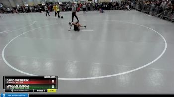 77 lbs Champ. Round 2 - Lincoln Schulz, MN Elite Wrestling Club vs David Wesierski, ISI Wrestling Club