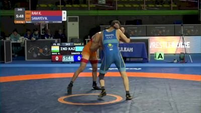 61 kg Kumar Ravi, IND vs Nurislam Sanayev, UKR