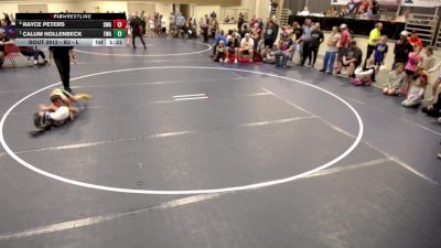 8U - L 1st Place Match - Calum Hollenbeck, Edina Wrestling Association vs Rayce Peters, Summit Wrestling Academy