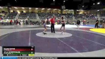 113 lbs Round 2 (4 Team) - Elijah Bayne, 5A Crater vs Kyle Schertenleib, 5A Hillsboro