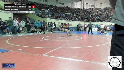 110 lbs Round Of 32 - Ricardo Burciaga-Gonzalez, Santa Fe South vs Brody Buttery, Vian