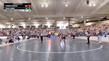 A 175 lbs Cons. Round 2 - Isaac Irwin, Alcoa High School vs Xavier Viazcan, Cornersville High School