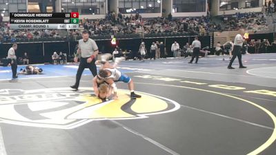 126-4A/3A Champ. Round 1 - Dominique Herbert, Leonardtown vs Kevin Rosenblatt, Richard Montgomery