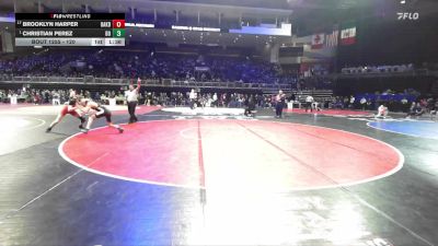 120 lbs Champ. Round 2 - Christian Perez, Del Oro vs Brooklyn Harper, Oakdale