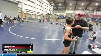 78 lbs Semis & Wb (16 Team) - Dillon Write, Stout vs Brayden Yakich, Black Fox Wrestling