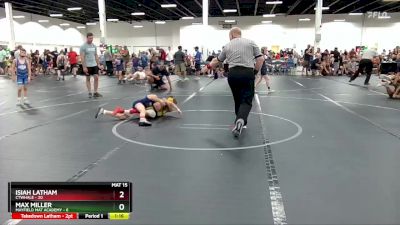 68 lbs Round 3 (6 Team) - Isiah Latham, CTWHALE vs Max Miller, Mayfield Mat Academy