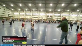 95+ 1st Place Match - Evan John, Uintah Jr High Wrestling vs Graysen Welch, Little Devils Wrestling