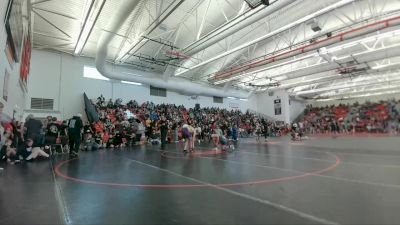131-135 lbs Round 2 - Pheonix Williams, Laurel Middle School vs Isaac Kosmann, Cody Middle School
