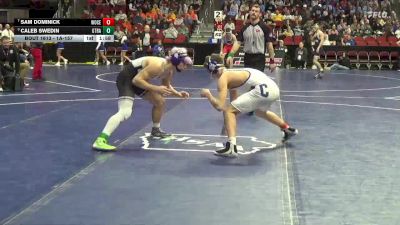 1A-157 lbs 3rd Place Match - Sam Dominick, Woodbury Central vs Caleb Swedin, GTRA