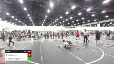 95 lbs Round Of 16 - Bentley Lenhard, Shootbox WC vs Christopher Emiliano Cardiel Munguia, Rancho Bernardo WC