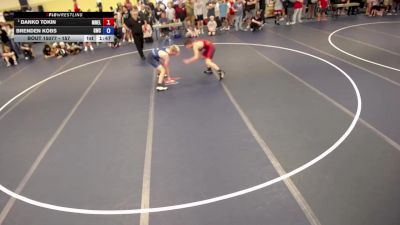 157 lbs Champ. Round 1 - Danko Tokin, MN Elite vs Brenden Kobs, Guerrilla Wrestling Club