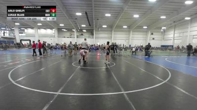 138 lbs Quarterfinal - Arlo Ghelfi, Exeter vs Lukas Blais, Maine Hammahs